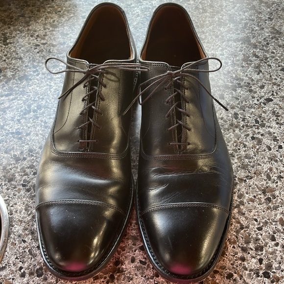 ALLEN EDMONDS | Park Avenue Cap-toe Oxfords Black men’s size‎ 13B good preowned - Picture 7 of 16